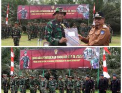 Pj Walikota Langsa Pimpin Upacara Pembukaan TNI Manunggal Membangun Desa ke-117
