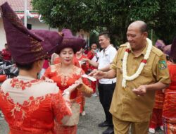 Hadiri Pawai Karnaval, Kades se-Sirapit Nyatakan Dukung Afandin