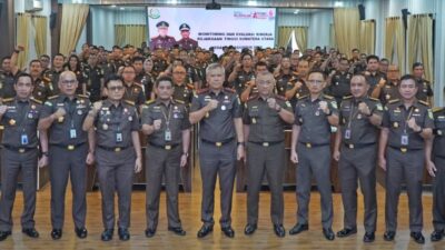 Kajati Sumut Idianto Monev Capaian dan Serapan Anggaran 2023