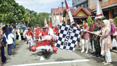 Sepeda Hias Meriahkan HUT RI ke 78