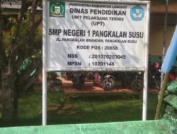 Kepala SMPN 1 Pangkalan Susu Diduga Jarang Ngantor