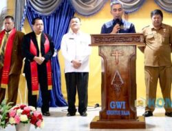 Buka Konferensi GWI Wilayah Karo, Begini Kata Wabup Theopilus