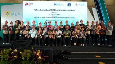 PLN UID Sumatera Utara Teken Perjanjian Kerja Sama Dengan Badan Pertanahan Nasional