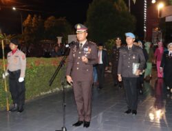 Kapolres Labuhanbatu Pimpin Renungan Suci di TMP Rantauprapat