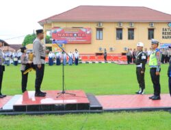 Kapolres Labuhanbatu Pimpin Apel Pasukan Operasi Zebra Toba