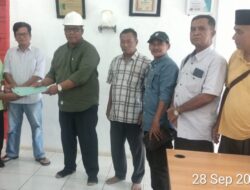 Manager PMKS PT PR Sambut Pengurus STM FJA dan  Serahkan Lagalitas Forum