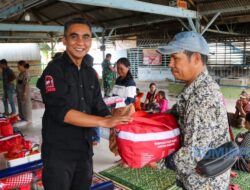 Wabup Karo Selurkan Bansos kepada Korban Putingbeliung