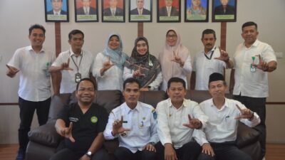 Direktur RSUD Langsa dr Helmiza Fahry Sambut Kunker Pj Walikota Langsa