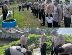 Giat Personil Polres Aceh Selatan dalam Rangka Word Cleanup Day