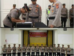 Kapolres Aceh Selatan Pimpin Upacara Serah Terima Jabatan PJU dan Kapolsek