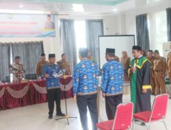 Optimalkan Peran di Disdukcapil, Sekda Abdya Lantik Dua Pejabat