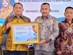 Pemkab Labuhanbatu Terima Piagam Penghargaan BKN Award 2023