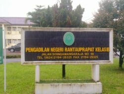 Hakim PN Rantauprapat Vonis Residivis Narkoba 1 Tahun Penjara