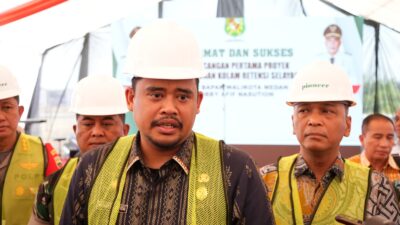 Atasi Banjir, Pemko Medan Bangun Kolam Retensi di Medan Selayang