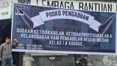 Puluhan Tahun Eksekusi Ditunda, LBH Medan Laporkan Ketua PN Medan