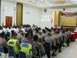Polres Aceh Selatan Gelar Latihan Jelang Operasi Mantab Brata Seulawah 2023- 2024