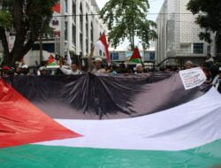 Aksi Solidaritas, Aliansi Ormas Islam Sumut Shalat Gaib untuk Palestina
