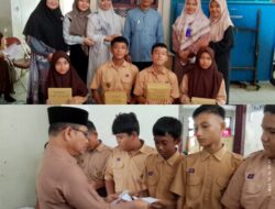 SMPN 2 Tapaktuan Peringati Maulid Nabi dan Santuni Anak Yatim