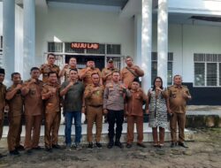 Polsek Kualuhhulu dan Camat Labura Kordinasi Perekaman KTP