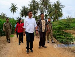 Wabup Karo Kunjungan Kerja ke Desa Bukit Makmur dan Lau Garut