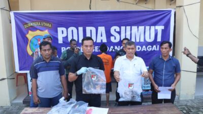 Dalam Waktu 8 jam, Pelaku Pembunuhan Ditangkap Polres Sergai