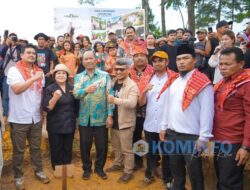 Bupati Karo Hadiri Peletakan Batu Pertama Monumen Jokowi