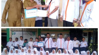 SMPN 1 Blangpidie Serahkan Donasi ke Palestina Rp10 Juta