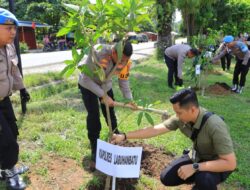 Polres Labuhanbatu Tanam 10 Juta Pohon di Polsek Aek Natas