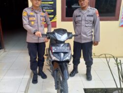 Sudah Terparkir Tiga Hari, Honda Supra X Diamankan Polsek Rantau Selamat