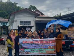 Peduli Sesama, NA Ranting Kutabuloh I Salurkan Bantuan Banjir Bandang