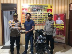 Honda Supra X yang Diamankan Polsek Rantau Selamat Diambil Pemiliknya
