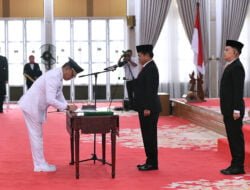 Lantik Pj Bupati Batubara, Pj Gubsu Sampaikan Delapan Arahan Presiden RI
