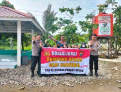 Polres Labuhanbatu Sosialisasi Bahaya Narkoba di KBN Padang Bulan
