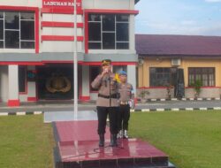 AKBP Bernhard L Malau Pimpin Apel Perdana di Polres Labuhanbatu
