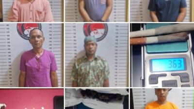 Polres Labuhanbatu Amankan 6 Orang Pesta Ganja di Kedai Tuak