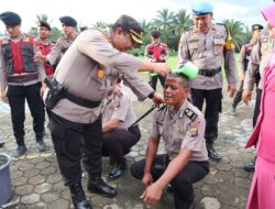 13 Anggota Polres Palas Naik Pangkat, 4 Perwira 9 Bintara  