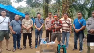 Tim Opsnal Polsek Kualuh Hulu Grebek Lokasi Sarang Narkoba