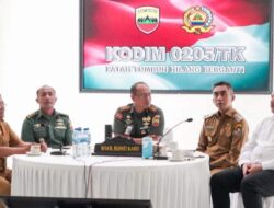 Wabup Karo Hadiri Vidcon Penyelenggaraan Komsos Lintas Aparat Pemerintah