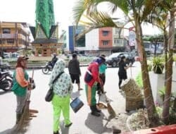 Peringati HPSN 2024, Pemkab Karo Gotongroyong Kutip Sampah