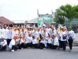 Mahsin, Caleg DPR RI Sumut 3 dari PKB Longmarch Bersama Pengguna Enggrang
