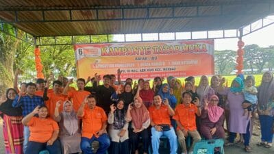 Jonni Silitonga Kampanye Tatap Muka di Desa Sidomulyo Labura