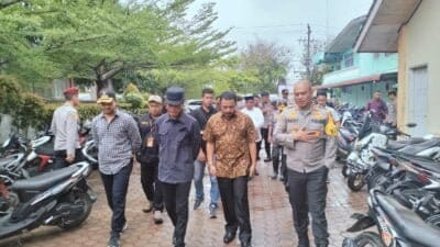 Kapolres Langsa Bersama Unsur Forkopimda Tinjau TPS