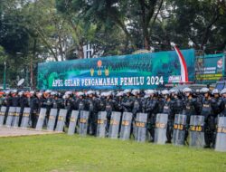 Pemko Medan Ikuti Apel Pasukan Pengamanan Pemilu 2024 yang Digelar Kodam I/BB
