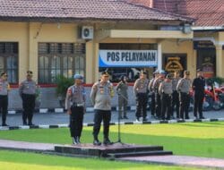 Waka Polres Labuhanbatu Pimpin Apel Pengamanan Tahun Baru Imlek
