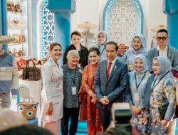 Presiden dan Ibu Negara Kunjungi Stand Dekranasda Kota Medan di INACRAFT 2024