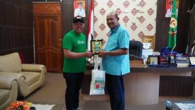 Grab Hadir di Langkat, Manajemen Beraudiensi ke Plt. Bupati