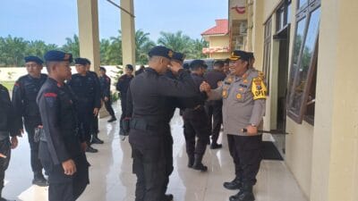 Kapolres Pimpin Apel BKO Brimob Pengamanan Pilkada 2024 di Palas