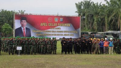 Polres Palas Gelar Pasukan dalam Rangka Kunjungan Kerja Presiden