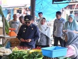 Pj. Walikota Letnan Pantau Harga Kebutuhan Pokok di Pasar