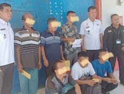 Enam Orang WBP Rutan Kelas II B Natal Dinyatakan Bebas Murni